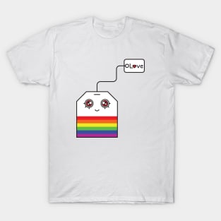 TEA BAG LGBT LOVE T-Shirt